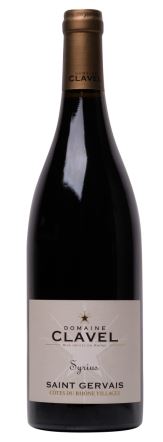 Syrius AOP Côtes du Rhône Villages Saint Gervais Domaine Clavel