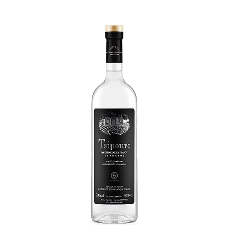 Katsaros Tsipouro ohne Anis – Reiner Traubenbrand – 700ml