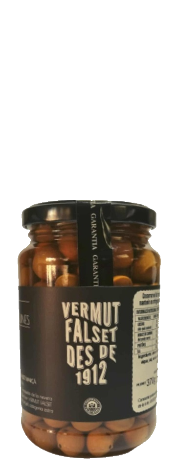 ARBEQUINA Oliven mit Stein im Glas 370/210g