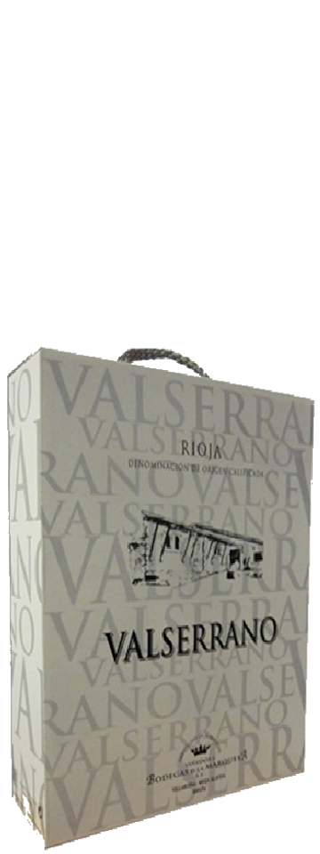 Geschenkkarton für Valserrano 3x75cl