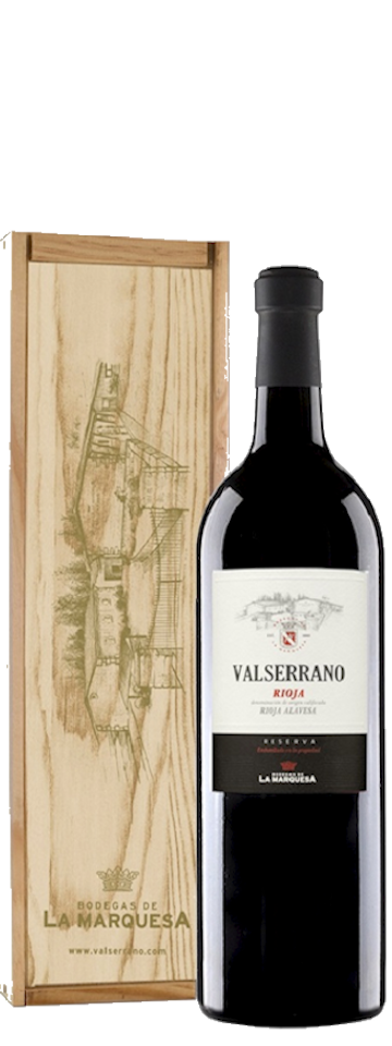 Holzkiste für Valserrano Doppelmagnum 300cl