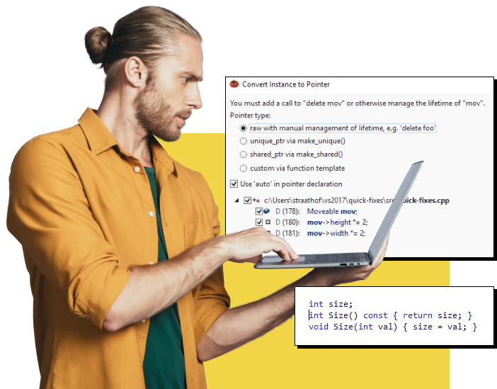 Refactoring in Visual Assist